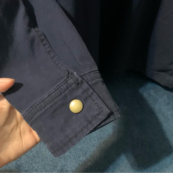 Old Navy Cargo Utility Navy Blue with Zip, Button & Drawstring Jacket. Size S - Picture 8 of 14